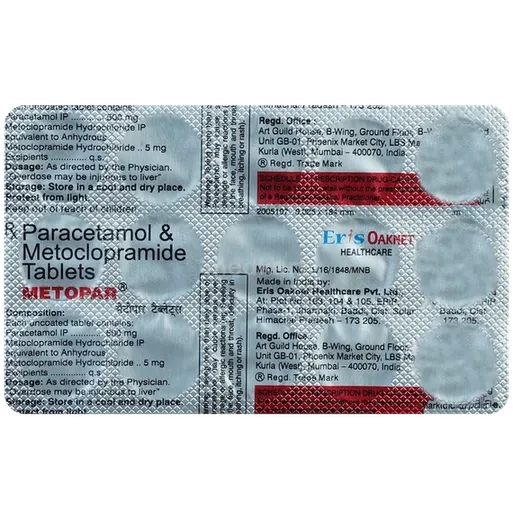 metopar tablet 15's